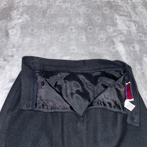 Stephen Douglas Ltd. ladies black midi skirt pure wool size 10 - Picture 9 of 10